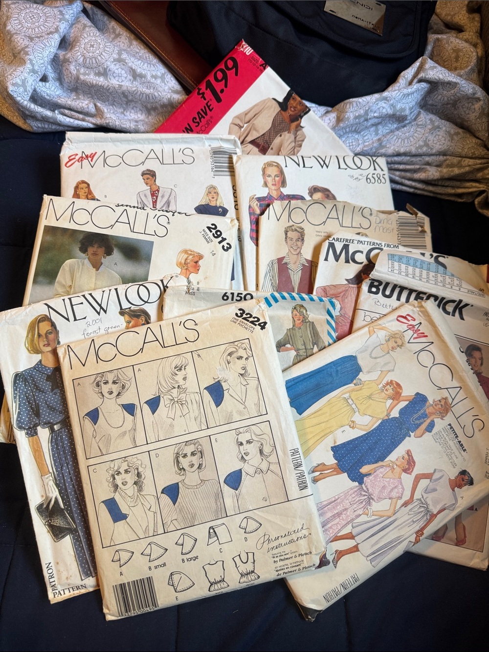 McCall's Butterick New Look more Vintage Sewing Pattern Bundle